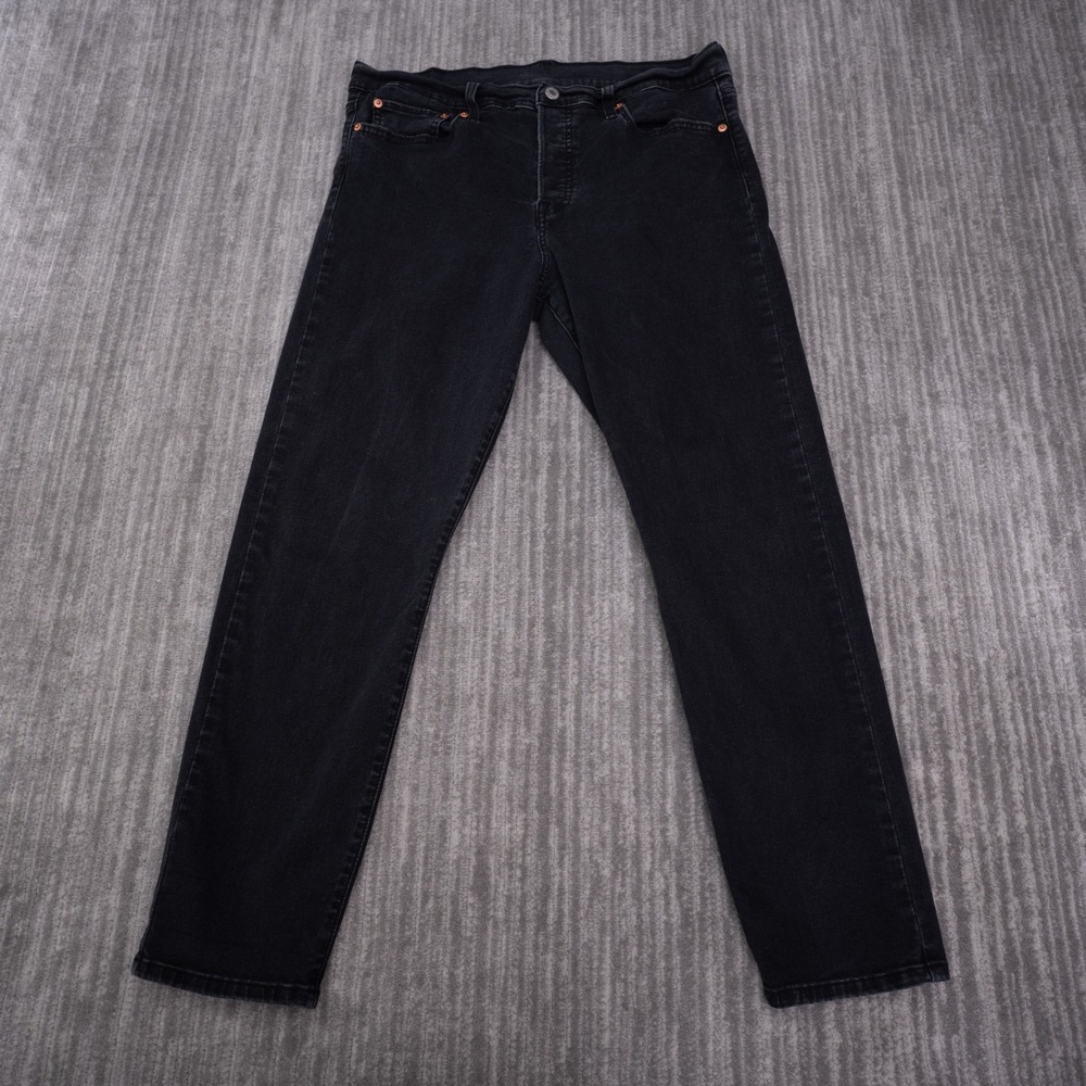 Levi's 501 Original Fit Jeans Womens W32 Black Excellent Button Fly Straight Leg
